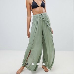 BRAND NEW ASOS Split Front Beach Pants